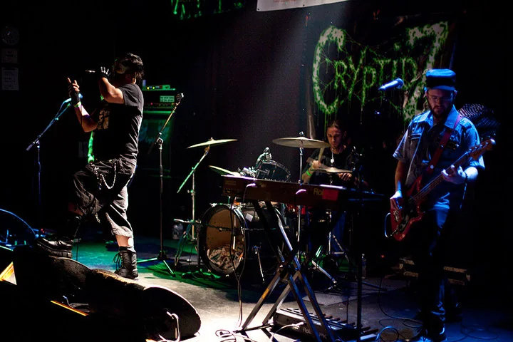 Rob Reider performing with Cryptidz