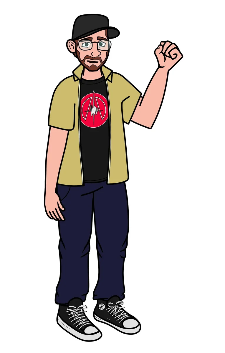 Rob Reider as an Isla Monstro puppet character